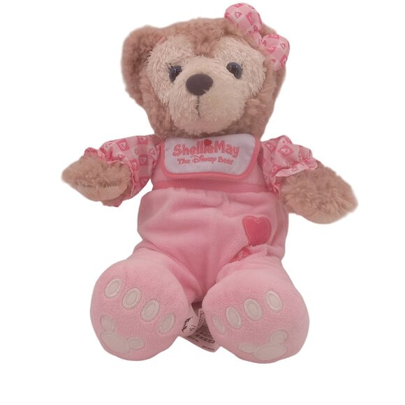 Disney Parks My First Shellie May Bear Teddy Mickey Pink Bow Shelliemay Plush - Picture 1 of 14